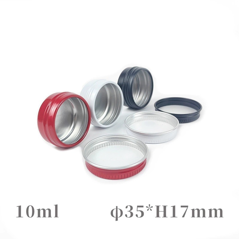 Lip Balm - 200 قطعة علب معدنية صغيرة مستديرة