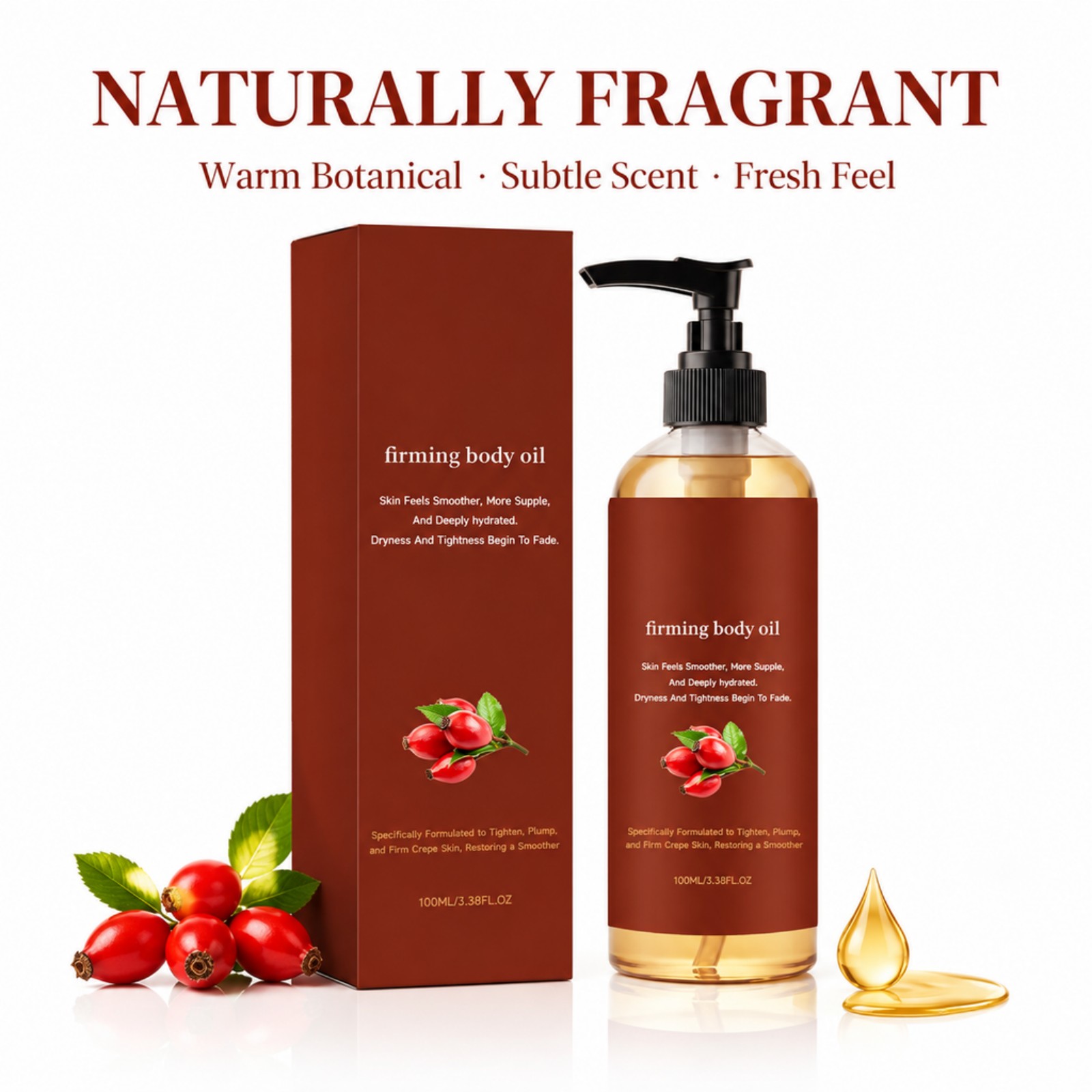 زيت الجسم المشدود بخلاصة الورد - مراجعة Face Oil Rosehip وسعره