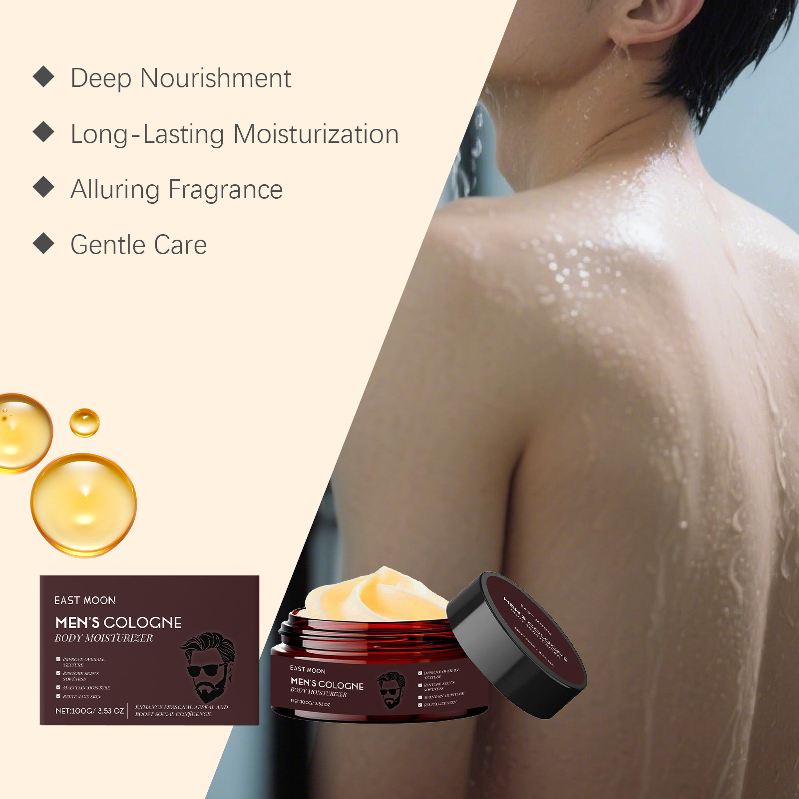مرطب الجسم كولونيا للرجال مغذي - مراجعة Body Lotion وسعره