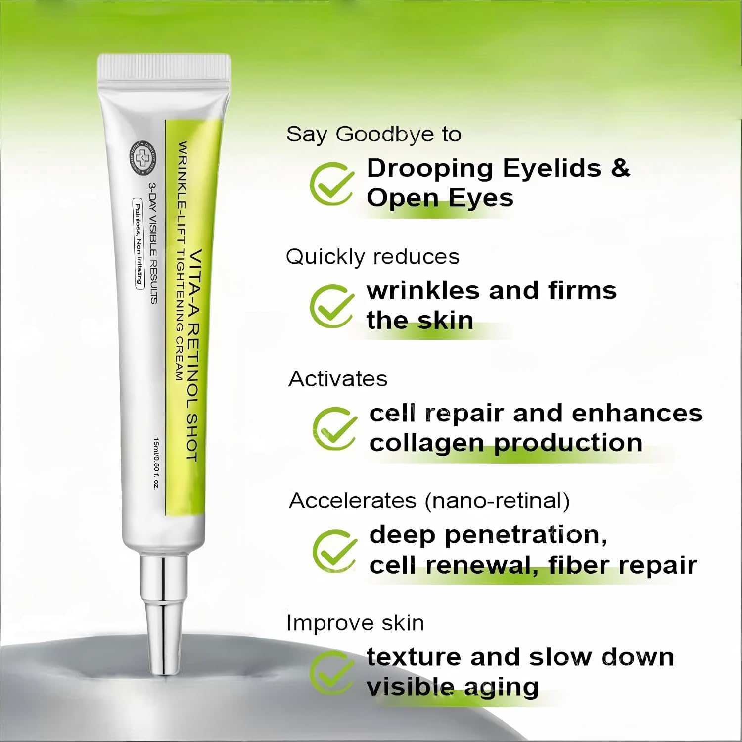 كريم ريتينول شوت للعين والوجه، - مراجعة Retinol Cream وسعره